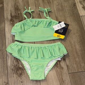 Toddler Gingham Swim Two-Piece